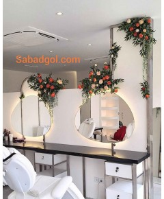 گل آرایی سالن زیبایی